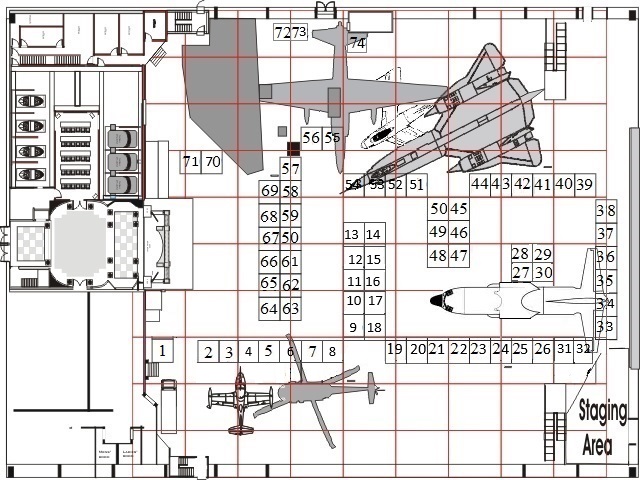 Exhibit Area Layout